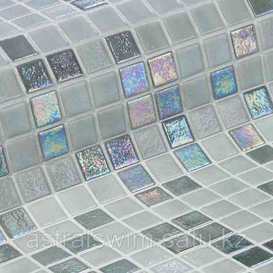 Стеклянная облицовочная мозаика модели Stone Нур-Султан
