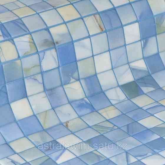 Стеклянная облицовочная мозаика модели Washes Астана