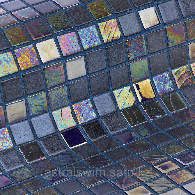 Стеклянная облицовочная мозаика модели Blue Moon Нур-Султан - изображение 1