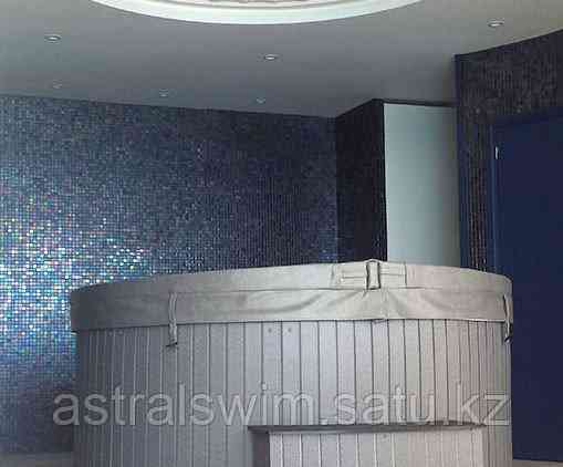 Стеклянная облицовочная мозаика модели Caipirinha Астана