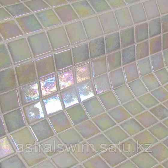 Стеклянная облицовочная мозаика модели Fosfo Beige IRIS Астана