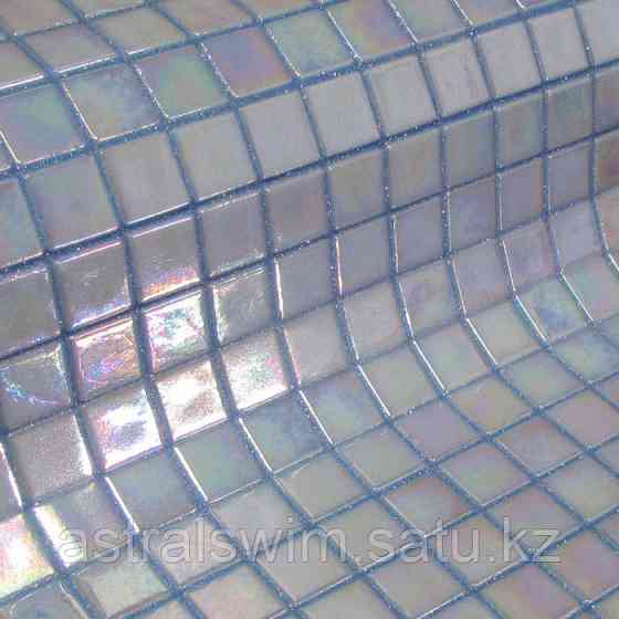 Стеклянная облицовочная мозаика модели Fosfo Blue IRIS Нур-Султан