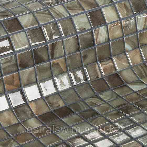 Стеклянная облицовочная мозаика модели Cuprite Астана