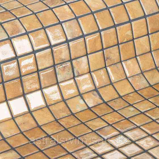 Стеклянная облицовочная мозаика модели Garnet Нур-Султан