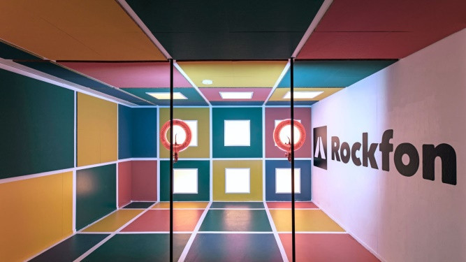 Подвесной потолок Rockfon Color All все кромки Нур-Султан - изображение 1