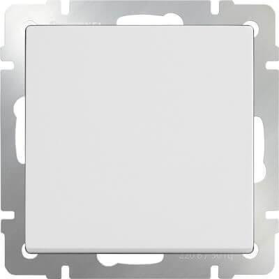Выключатель Werkel одноклавишный белый WL01-SW-1G 4690389045530 Нур-Султан - изображение 1