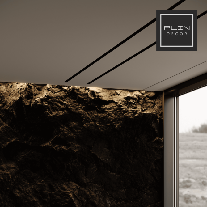 Парящий потолочный профиль для мдф, камня, 3d панелей на стенах. Нур-Султан - изображение 3