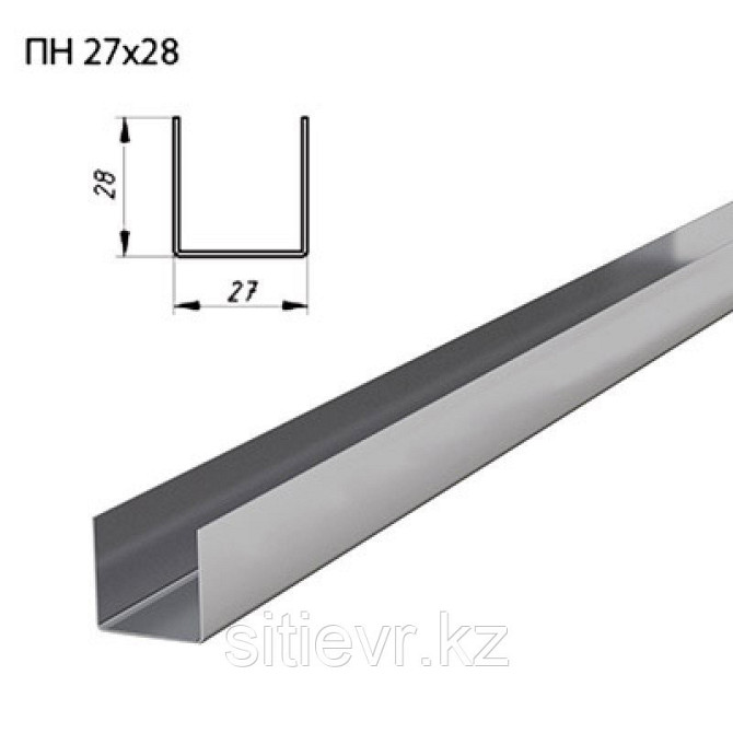 Профиль 27*28 (0,6+) Астана - изображение 1