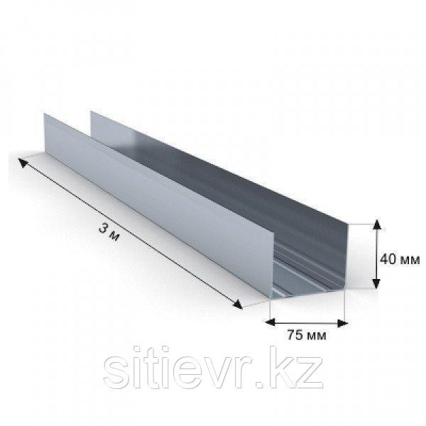 Профиль направляющий 75*40 (0,65) Нур-Султан - изображение 1