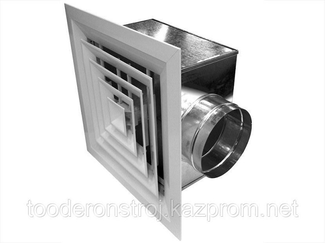 Вентиляционная решетка двухстворчатая, не регулируемая типа SAG ( САГ ) 100 х 100 Нур-Султан - изображение 4