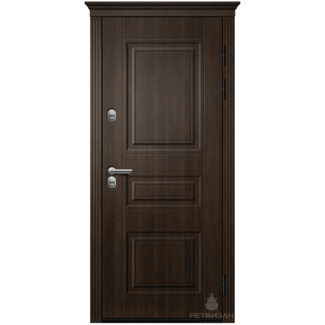 Входная дверь Ретвизан ТРИЕРА 200 Капитель (TERMO) 2050x860 мм, сталь, правая Караганда - изображение 2