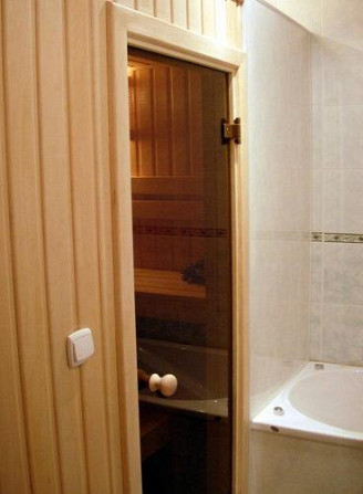 Стеклянные двери для сауны и бани 650 х 1700 мм ( не стандарт ) Караганда - изображение 2