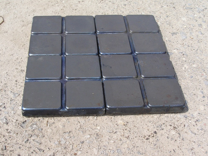 Плитка из базальтового литья с рельефной поверхностью Караганда - изображение 1