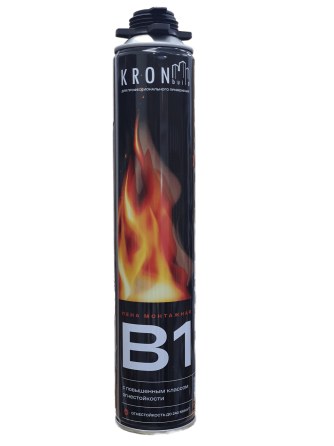 Профессиональная монтажная пена KRONbuild огнестойкая B1 Караганда