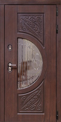 Коттеджная входная дверь ЛУНА Термо Шымкент - изображение 1