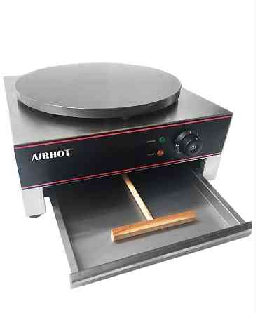 Блинница Airhot BE-1. Диаметр 400 мм Температурный режим от 50 до 300 °C Мощность 3 кВт Ширина 490 Алматы