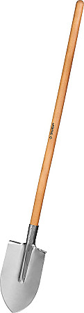 Лопата "Мастер-НС" штыковая из нержавеющей стали, деревянный черенок, ЗУБР (39443) Алматы - изображение 2