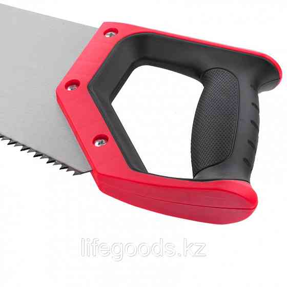 Ножовка по дереву, 500 мм, каленый зуб 3D, 11-12 TPI, трехкомпонентная рукоятка, Pro Matrix 23585 Алматы