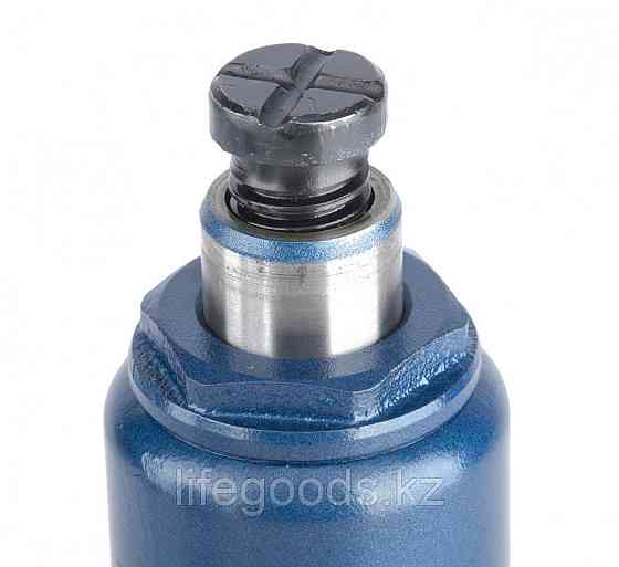 Домкрат гидравлический бутылочный, 6 т, H подъема 216-413 мм, в пластиковый кейс,е Stels 51124 Алматы