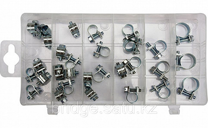 Набор хомутов 30 шт. / 30 PCS HOSE CLAMP ASSORTMENT Атырау - изображение 1