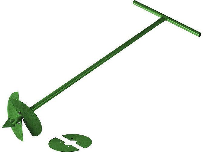Бур садовый РОСТОК, со сменными ножами, 150 мм, 200мм, длина 1000мм (39492) Алматы - изображение 2