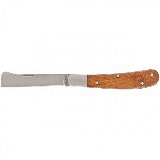 Нож садовый складной, копулировочный, 173 мм, деревянная рукоятка, Palisad Алматы