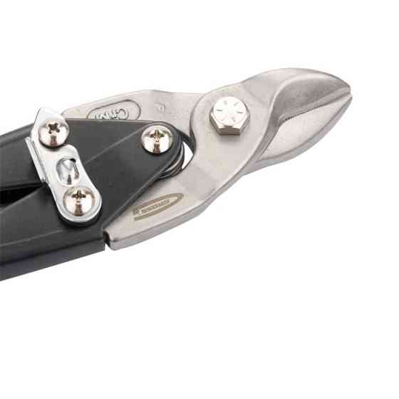 Ножницы по металлу "Piranha", 230 мм, прямой усиленный рез (Bulldog), сталь СrMo, двухкомпонентная р Алматы