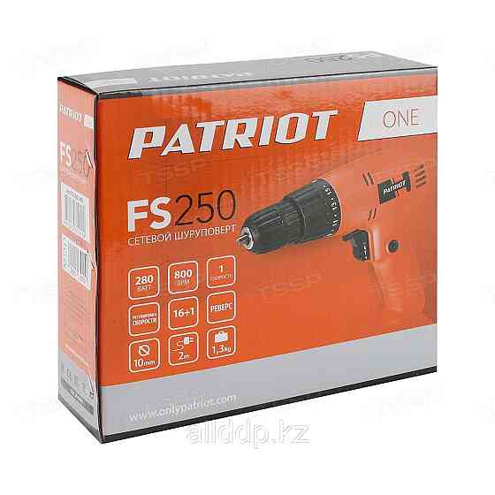 Дрель-шуруповерт сетевая Patriot FS 250 The One Алматы