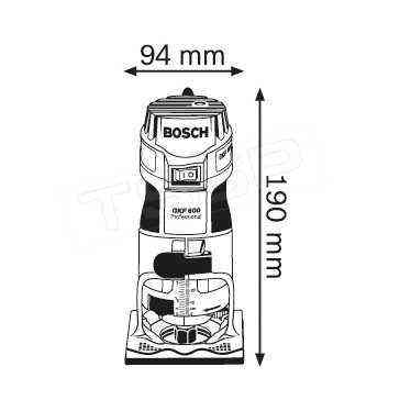 Кромочный фрезер Bosch GKF 600 Professional 060160A100 Алматы