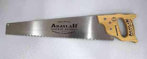 Ножовка ABAYLAR по дереву, рукоятка из дерева Алматы