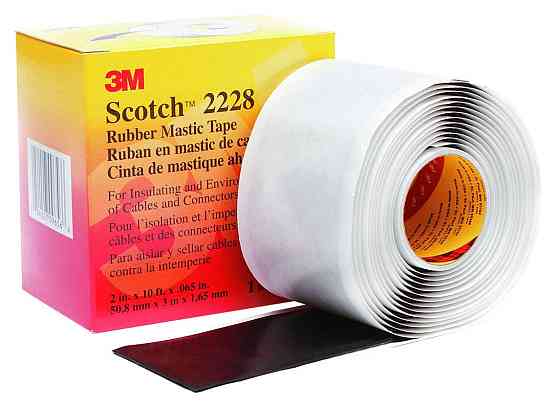 7000005986 Scotch 2228, резиново-мастичная электроизоляционная лента, 50мм х 3м Костанай