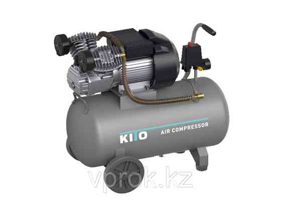 Воздушный электрический двухцилиндровый компрессор KITO SGV9631, 2,2кВт, 200л/мин, 50 л Алматы