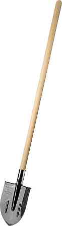 ЗУБР 1450 мм, деревянный черенок, лопата штыковая ПРОФИ-5 с ребрами жесткости 39455 Профессионал Алматы