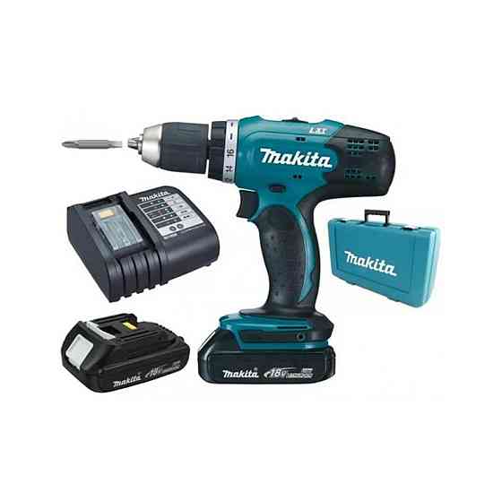 Аккумуляторная дрель-шуруповёрт Makita DDF453SYE Алматы