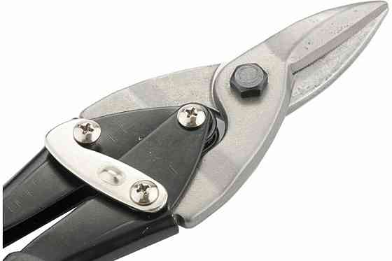 Ножницы по металлу, 250 мм, пряморежущие, обрезиненные рукоятки// Matrix Астана