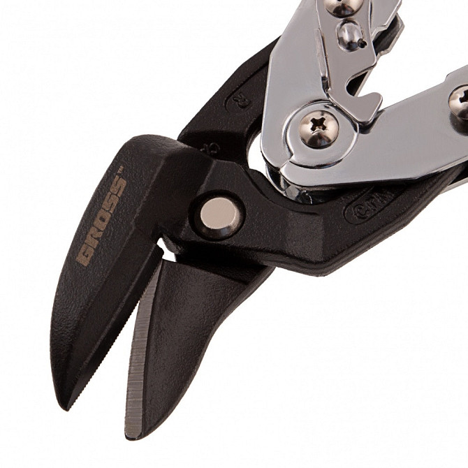 Ножницы по металлу "Piranha", усиленные, 255 мм, прямой и правый рез, сталь СrMo, двухкомпонентные р Алматы - изображение 3