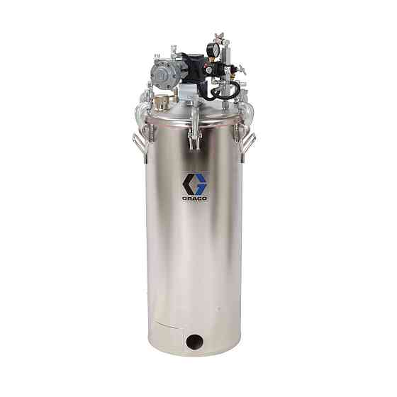 Бак высокого давления (HVLP) объемом 15 галлонов с мешалкой, регулируемое давление до 15 фунтов/кв.  Шымкент