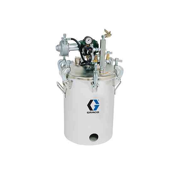 Бак высокого давления (HVLP) объемом 10 галлонов с мешалкой, регулируемое давление до 100 фунтов/кв. Шымкент