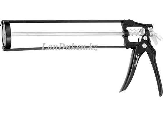 Пистолет для герметика 310 мл "скелетный" усиленный с фиксатором 6-гранный шток 7 мм 886125 (002) Алматы