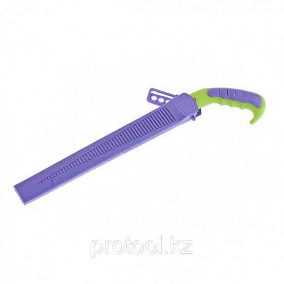 Ножовка садовая, 300 мм, 2-х компонентная рукоятка + ножны, подвес для поясного ремня// PALISAD Алматы