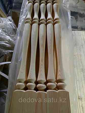 Балясина (столб начальный для лестниц, опорный) Англия 45*45*900 мм сосна, сорт АВ Алматы