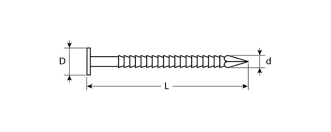 Гвозди ершеные с плоской головкой оцинкованные чертеж № 7811-7038, пакет серия «МАСТЕР» Усть-Каменогорск - изображение 2