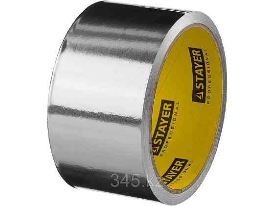 Алюминиевая лента, STAYER Professional 12268-50-10, до 120°С, 50мкм, 50мм х 10м Алматы