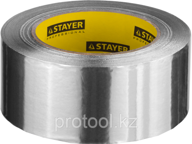 Алюминиевая лента, STAYER Professional 12268-50-50, до 120°С, 50мкм, 50мм х 50м Алматы - изображение 3