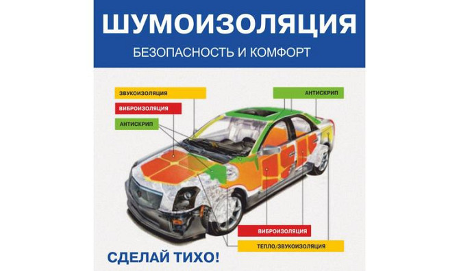 Шумоизоляция автомобиля любой сложности, опыт более 8 лет Астана - изображение 1