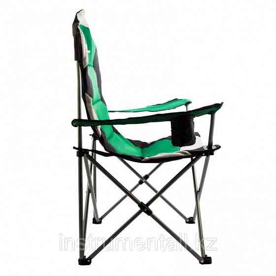 Кресло складное с подлокотниками и подстаканником, 60 х 60 х 110/92 см, Camping Palisad Новинка Алматы