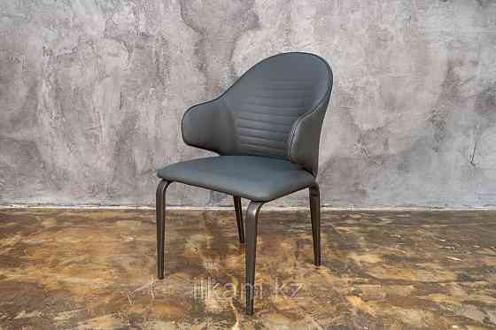 Стул - кресло экокожа серый Алматы