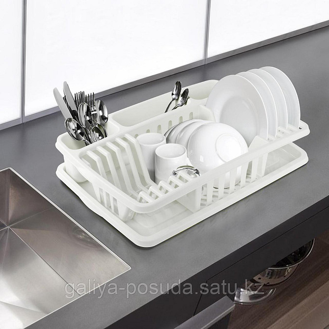Сушилка для посуды настольная из пластмассы Нур-Султан - изображение 4