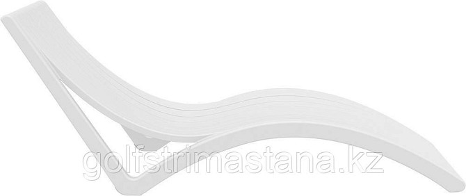 Шезлонг-лежак пластиковый Slim Астана - изображение 3