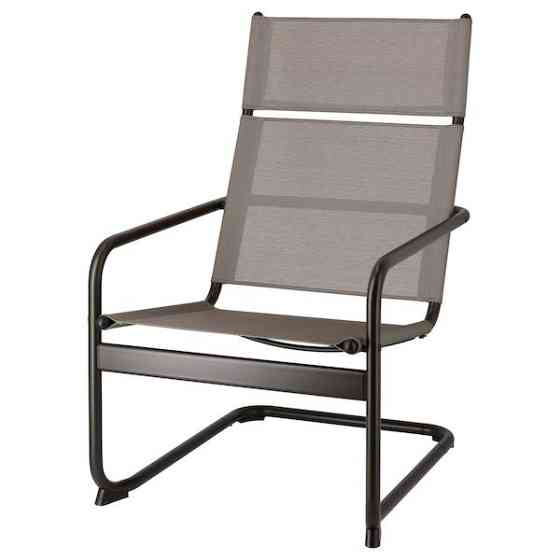 Кресло садовое ХУСАРЭ темно-серый ИКЕА, IKEA Нур-Султан